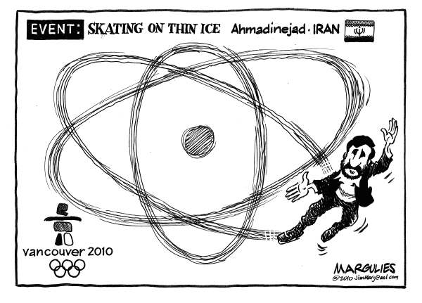iran nuclear cartoon ahmadinejad