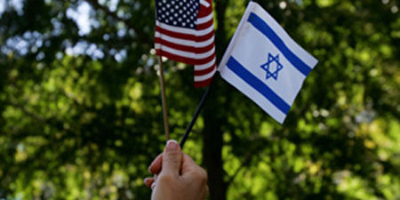 US Israel flag