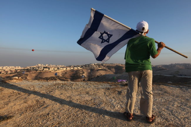 zionist flag settlement
