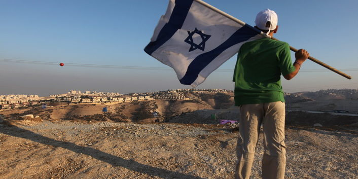 zionist flag settlement