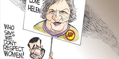 ahmadinejad helen thomas