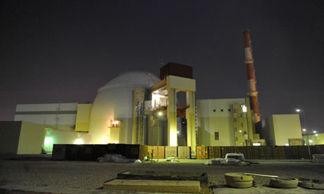 bushehr nuclear iran plant reactor