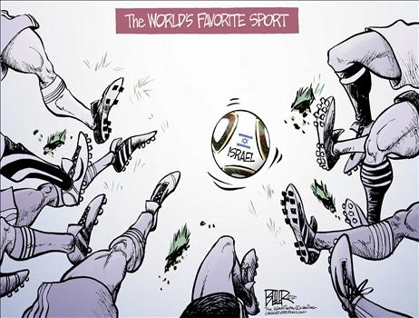 anti-semitism cartoon anti-israel