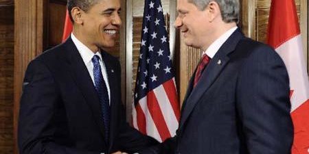 Harper Obama