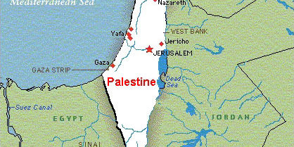 palestine map