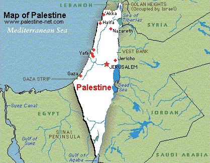 palestine map
