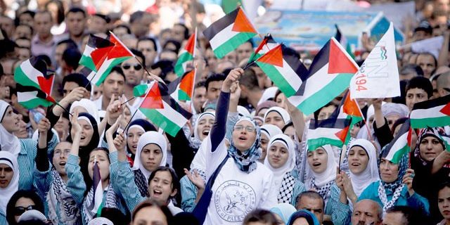 palestinian rally