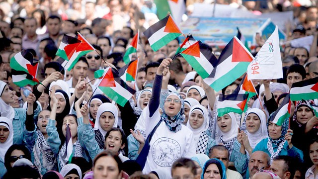 palestinian rally