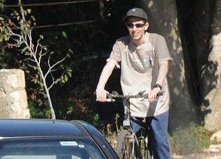 Gilad out on bike