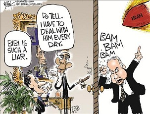 cartoon bibi netanyahu
