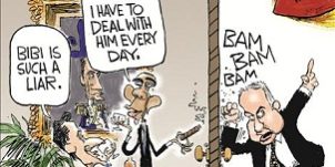 cartoon bibi netanyahu