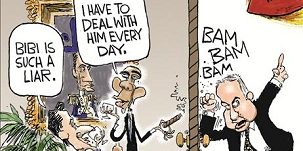 cartoon bibi netanyahu