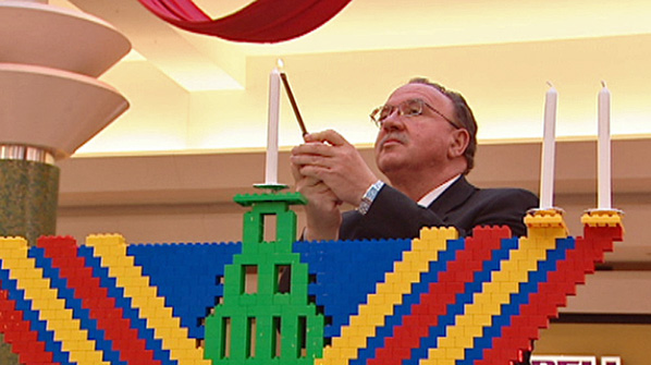 lego menorah hannukah