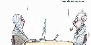just shoot me now cartoon iran