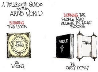 cartoon torah koran bible