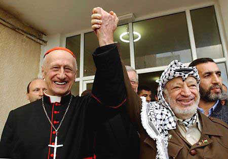 Vatican supports Arafat