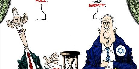 cartoon half full and half empty