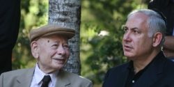 netanyahu and father