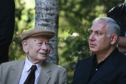 netanyahu and father