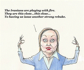 cartoon for enews with hillary