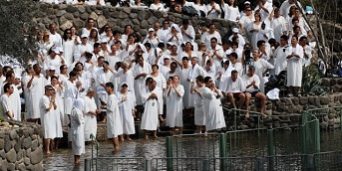 BAPTISM IN THE JORDAN RIVER