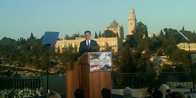 romney speech in israel