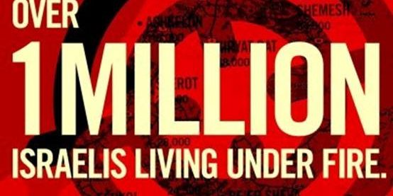 1 million israelis living under fire
