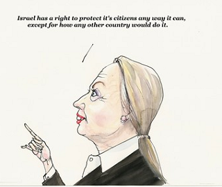 hillary in israel