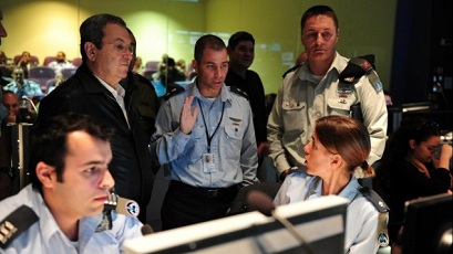 idf barak syria war room