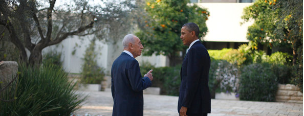 obama and peres