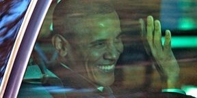 obama in limo