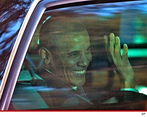 obama in limo
