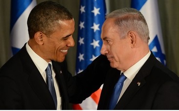obama netanyahu trip