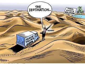 kerry peace process two state solution