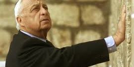 Ariel Sharon at the wall IV