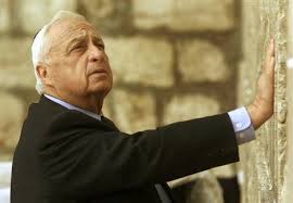Ariel Sharon at the wall IV