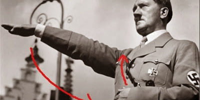 Qeunelle salute nazi