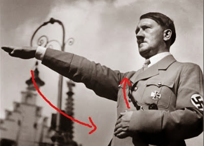 Qeunelle salute nazi