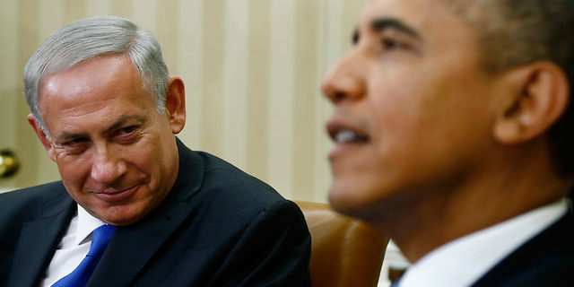 netanyahu and obama smirk