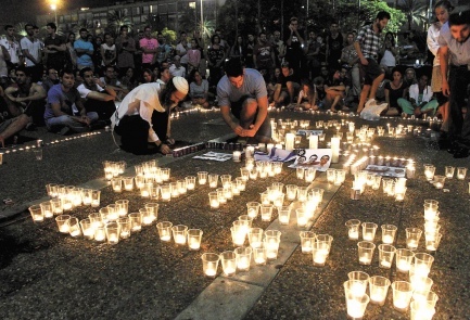 mourning victims
