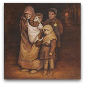 Granny and three children