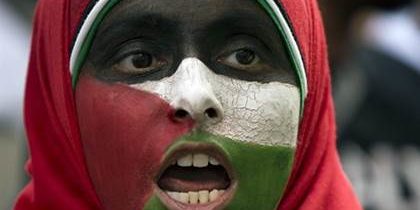 protestor palestinian