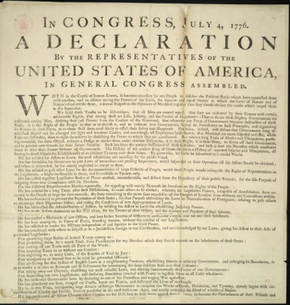 declaration of independance